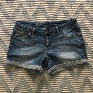 Mission denim Mid rise shorts